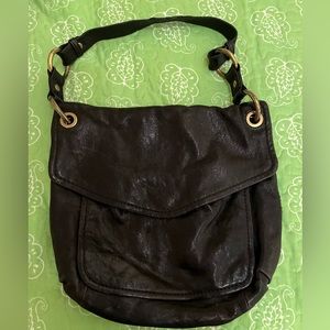 Vintage Fossil leather shoulder bag